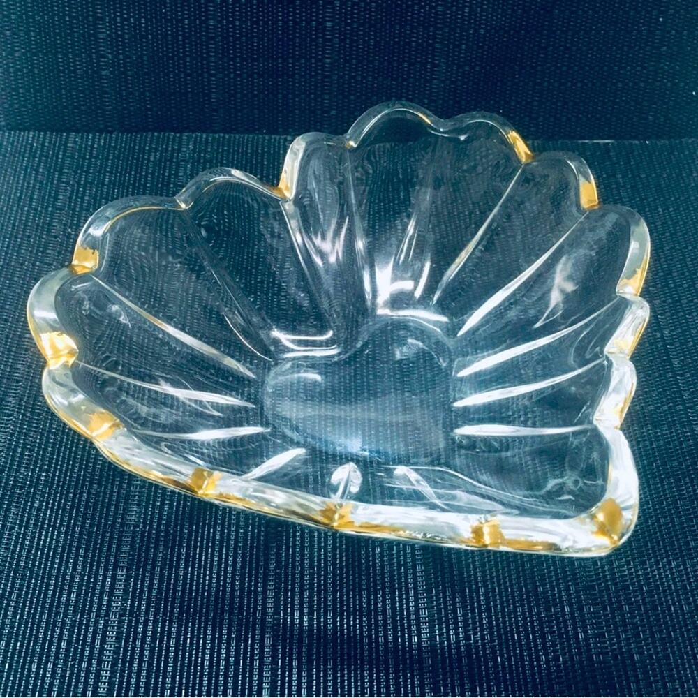 Heart Shaped Glass Candy Dish
